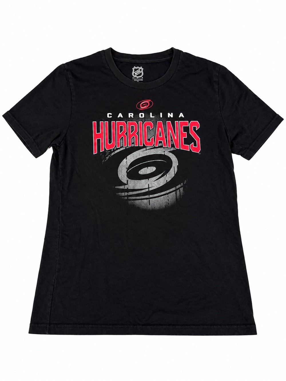 NHL Carolina Hurricanes Black and Red Team Graphic Tee